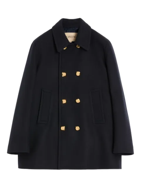 Valentino Garavani double-breasted wool felt coat