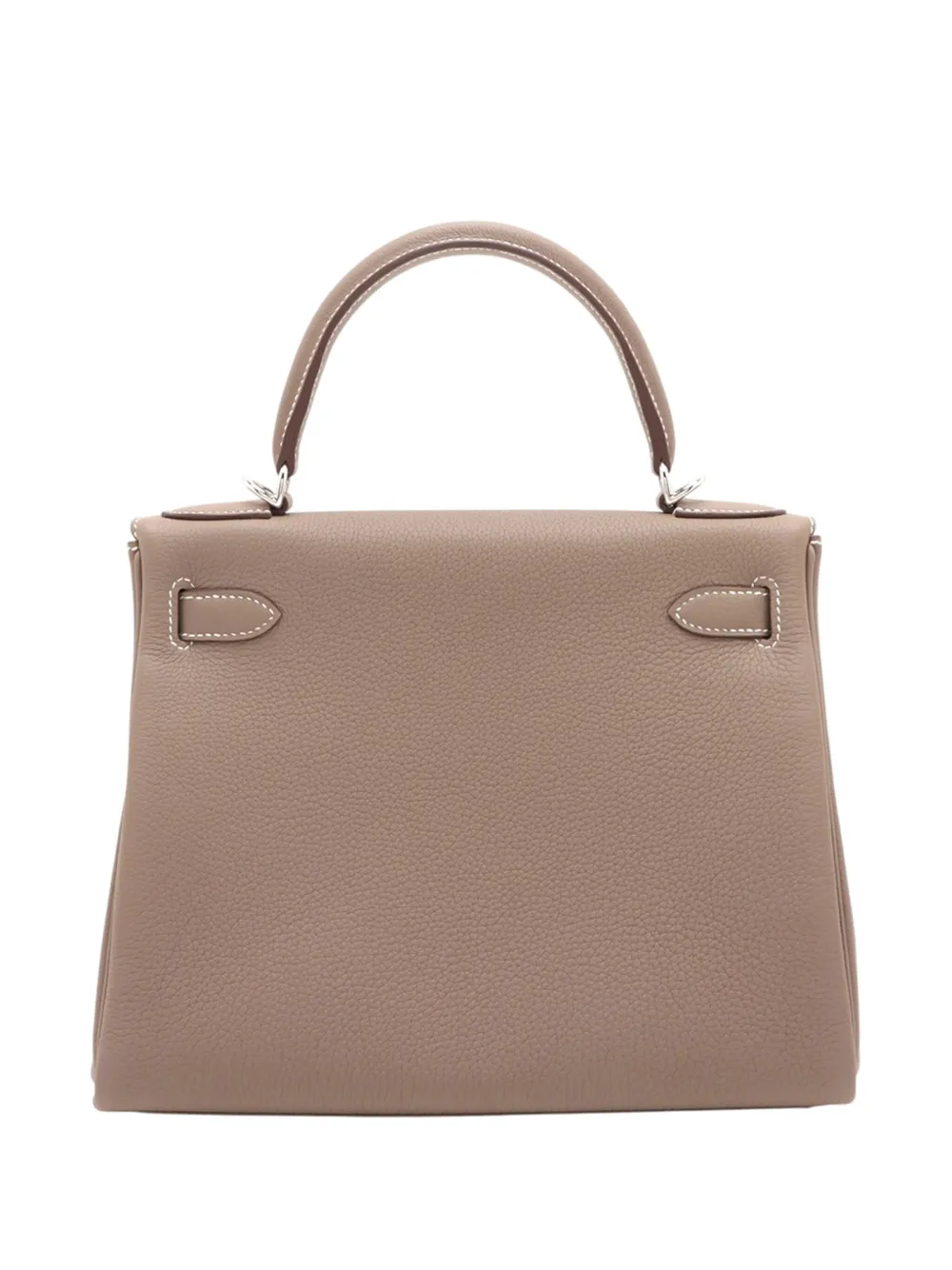 Pre-owned Hermes 2024 Epsom Kelly Ii Sellier 28 Satchel In Brown