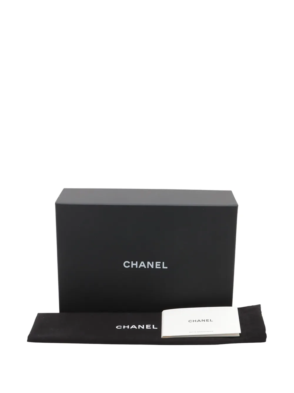 Pre-owned Chanel 2021-2025 Mini Cc Quilted Caviar Backpack In Black