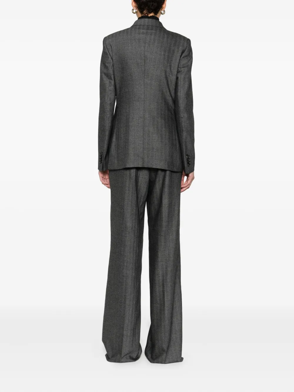 Tagliatore Pak met dubbele rij knopen Grijs