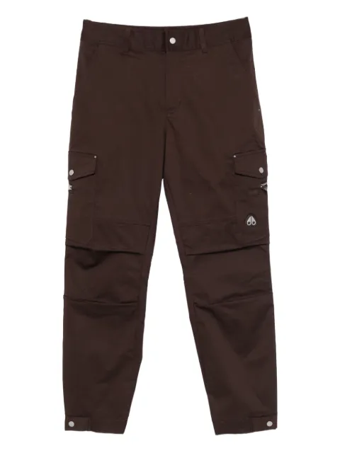 Moose Knuckles cargo-pockets logo-patch trousers