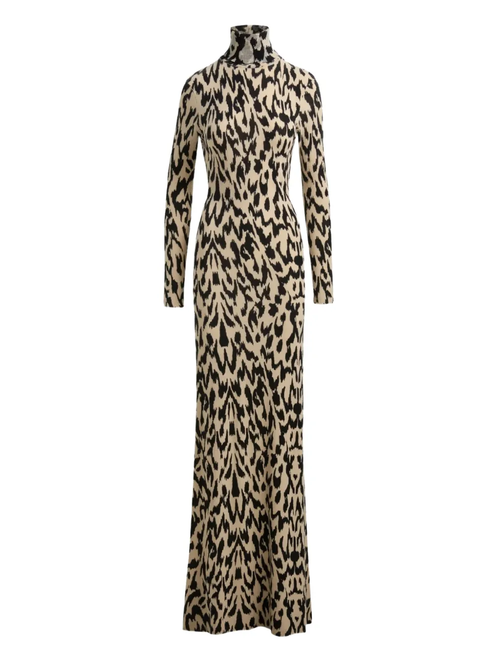 Brandon Maxwell Camille leopard-print dress | Neutrals | Image 1