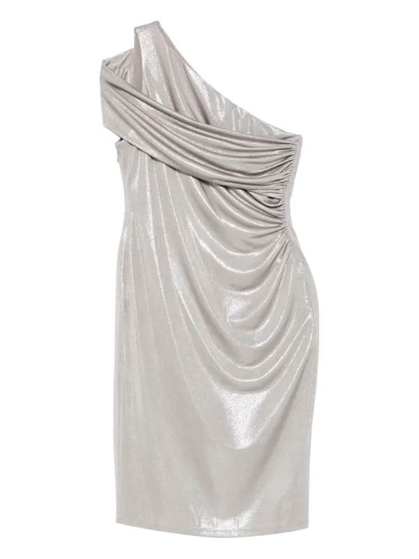 metallic lurex dress Ramy Brook Jewel Lurex Swirl Coverup Mini Dress in Black Zigzag
