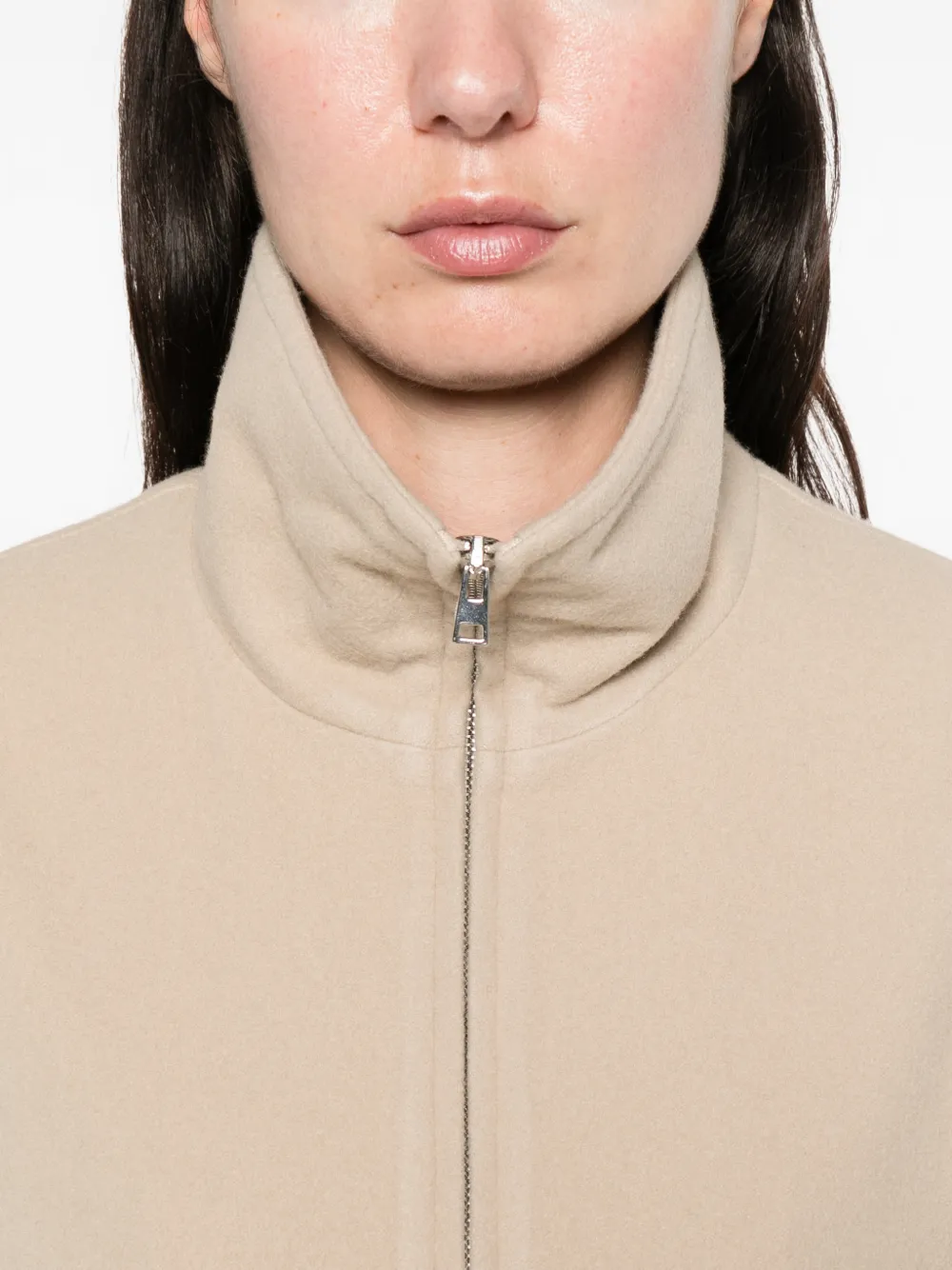Cellar Door Zip-up Jacket In Neutral