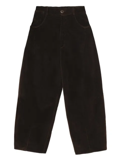 Cordera corduroy-effect trousers