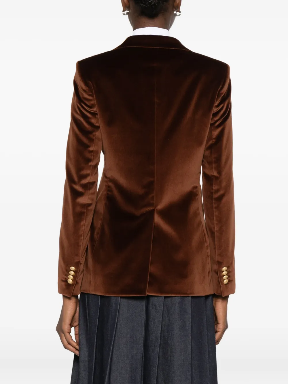 Tagliatore J-parigi Single-breasted Blazer In Brown