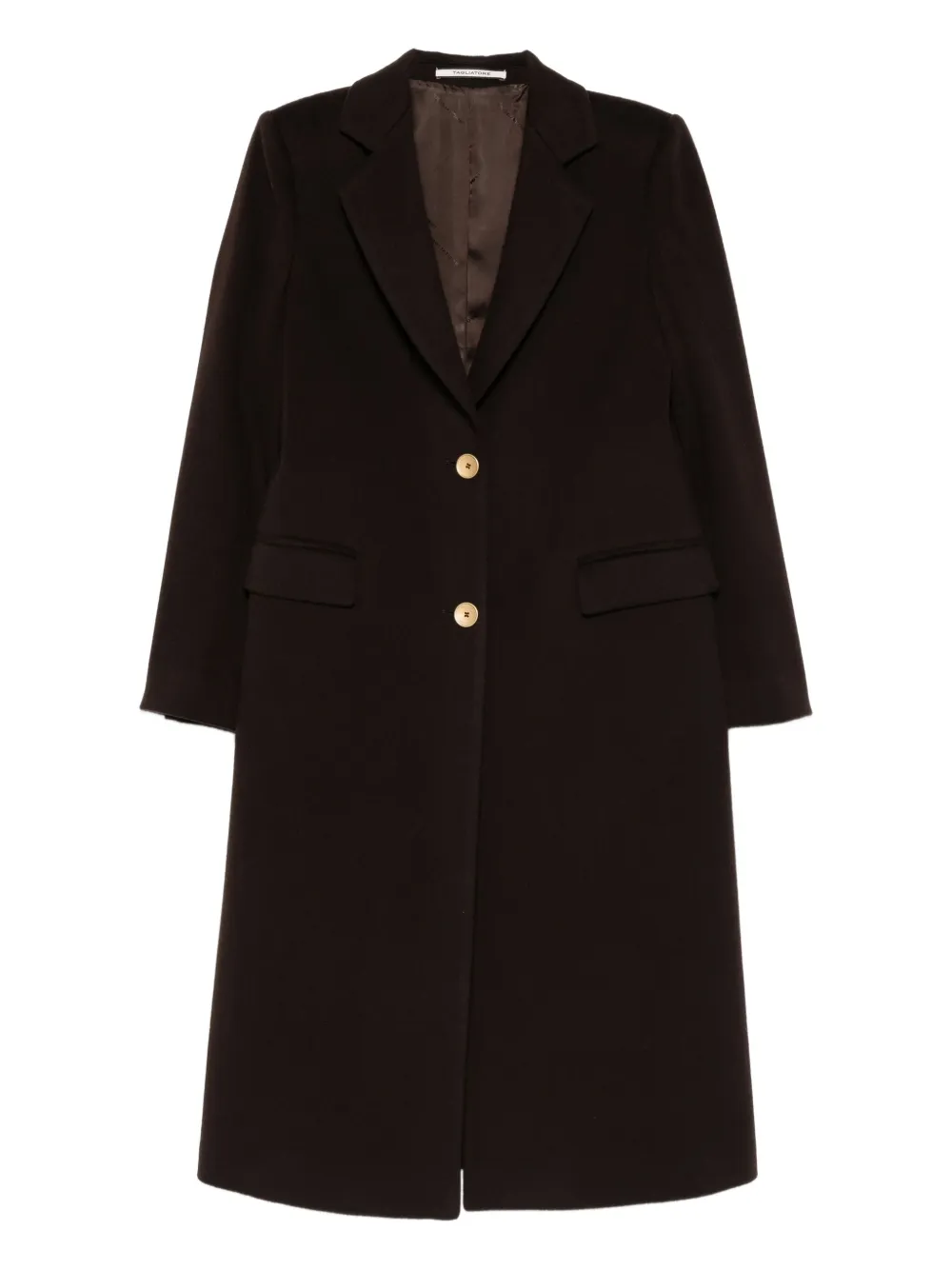 Tagliatore buttoned coat | Brown | Image 1