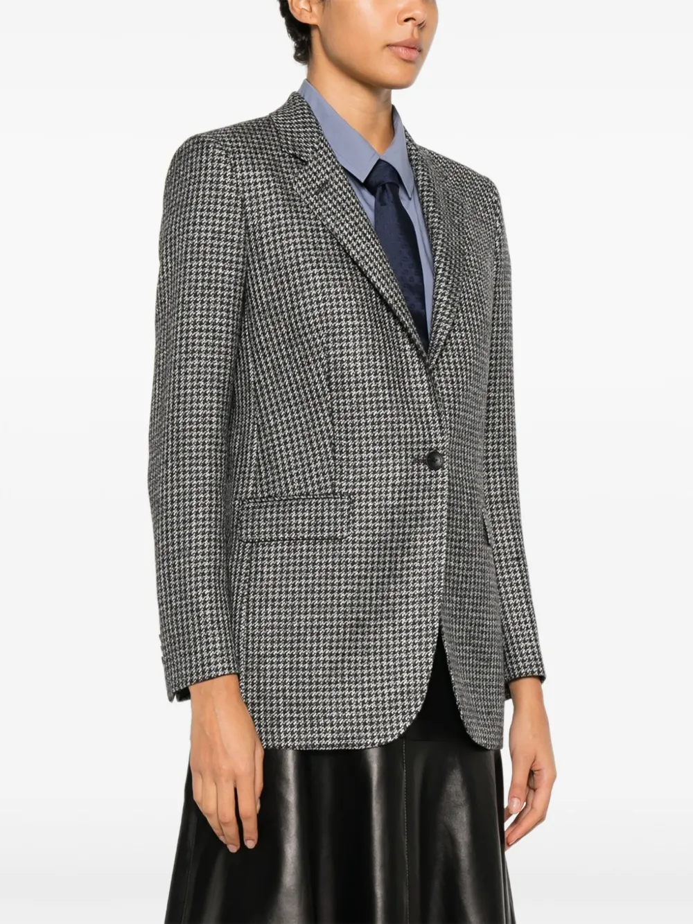 Tagliatore Blazer met pied-de-poule print Grijs