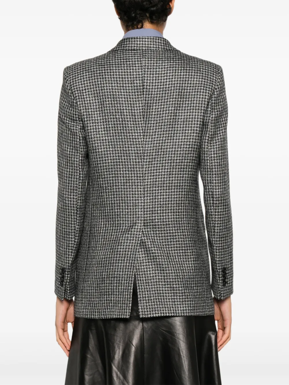 Tagliatore Blazer met pied-de-poule print Grijs