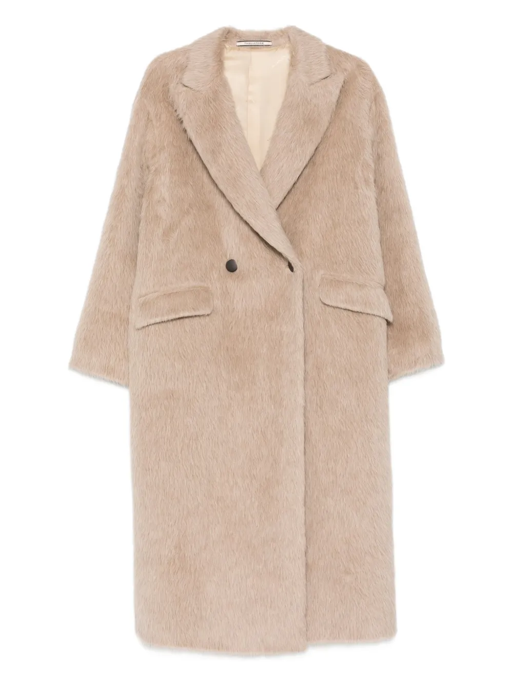 Tagliatore Linden double-breasted pocket long coat - Toni neutri