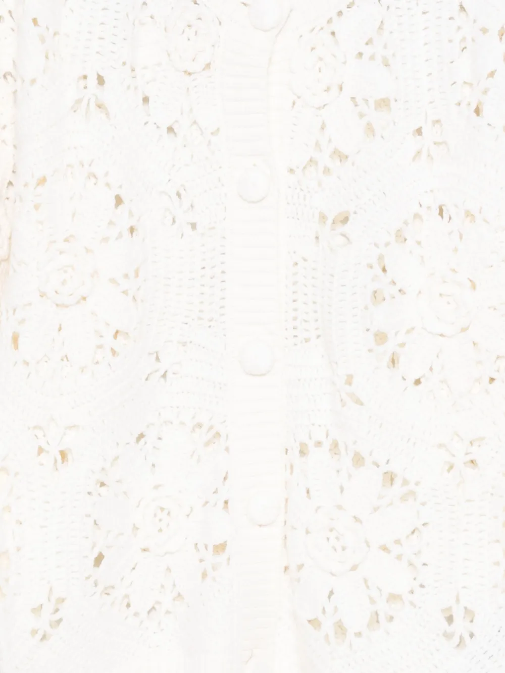 FARM Rio Vest met bloemenpatroon Wit