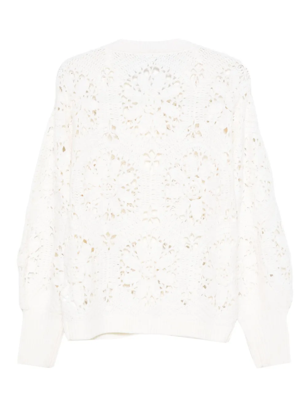 FARM Rio Vest met bloemenpatroon Wit