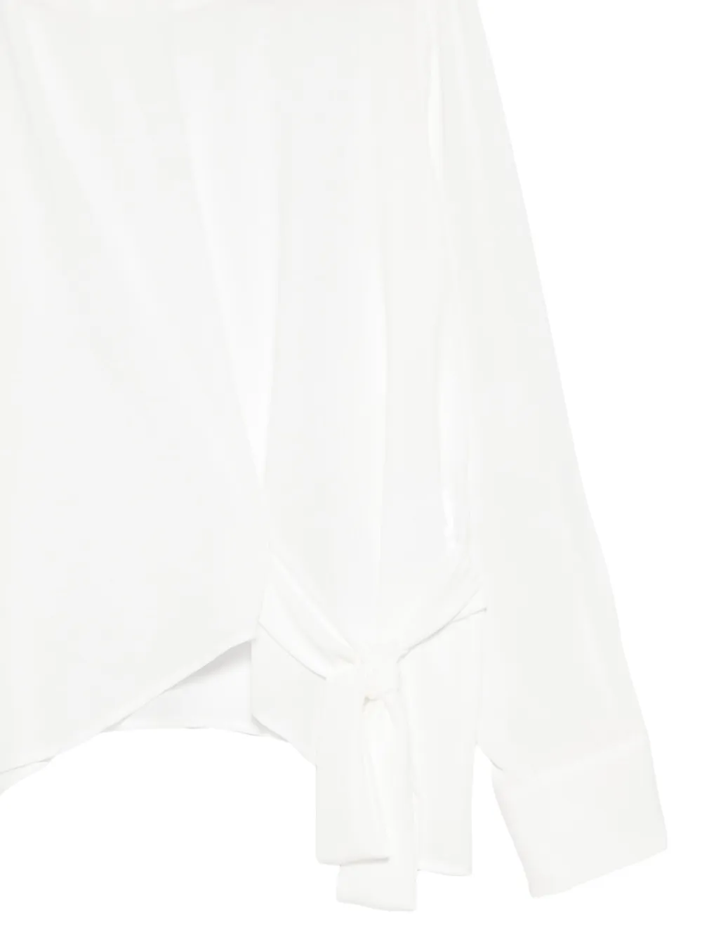 Blanca Vita Top met strikdetail Wit