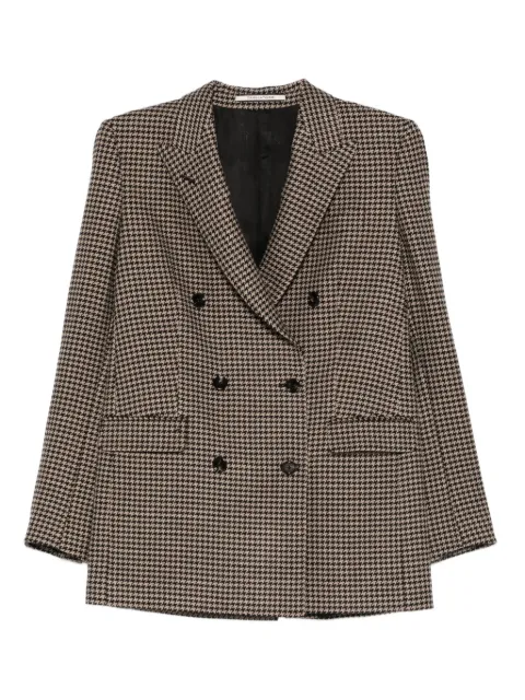 Tagliatore Doppelreihiger Jasmine Blazer mit Hahnentrittmuster