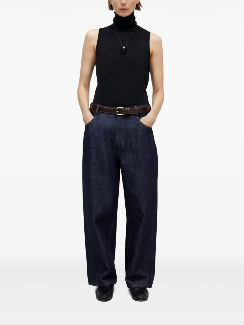 Cordera button-fastening trousers | Wide-Leg Jeans | Image 2