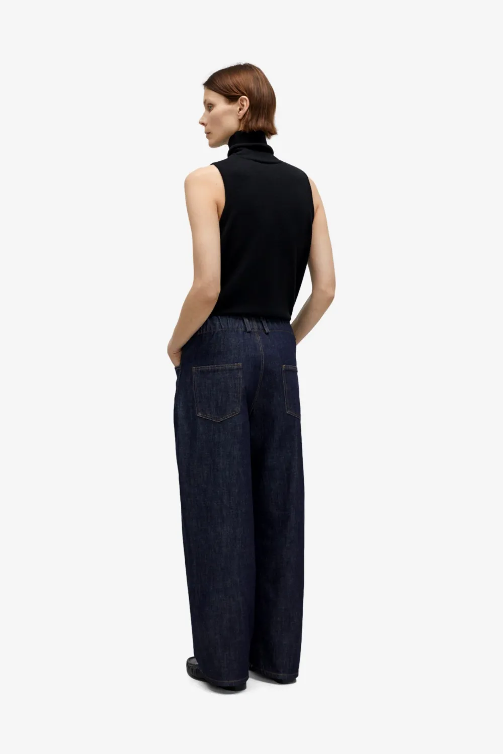 Cordera Broek met knoopsluiting Blauw