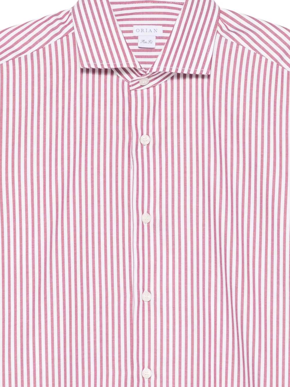 Orian Striped-pattern Shirt In Red