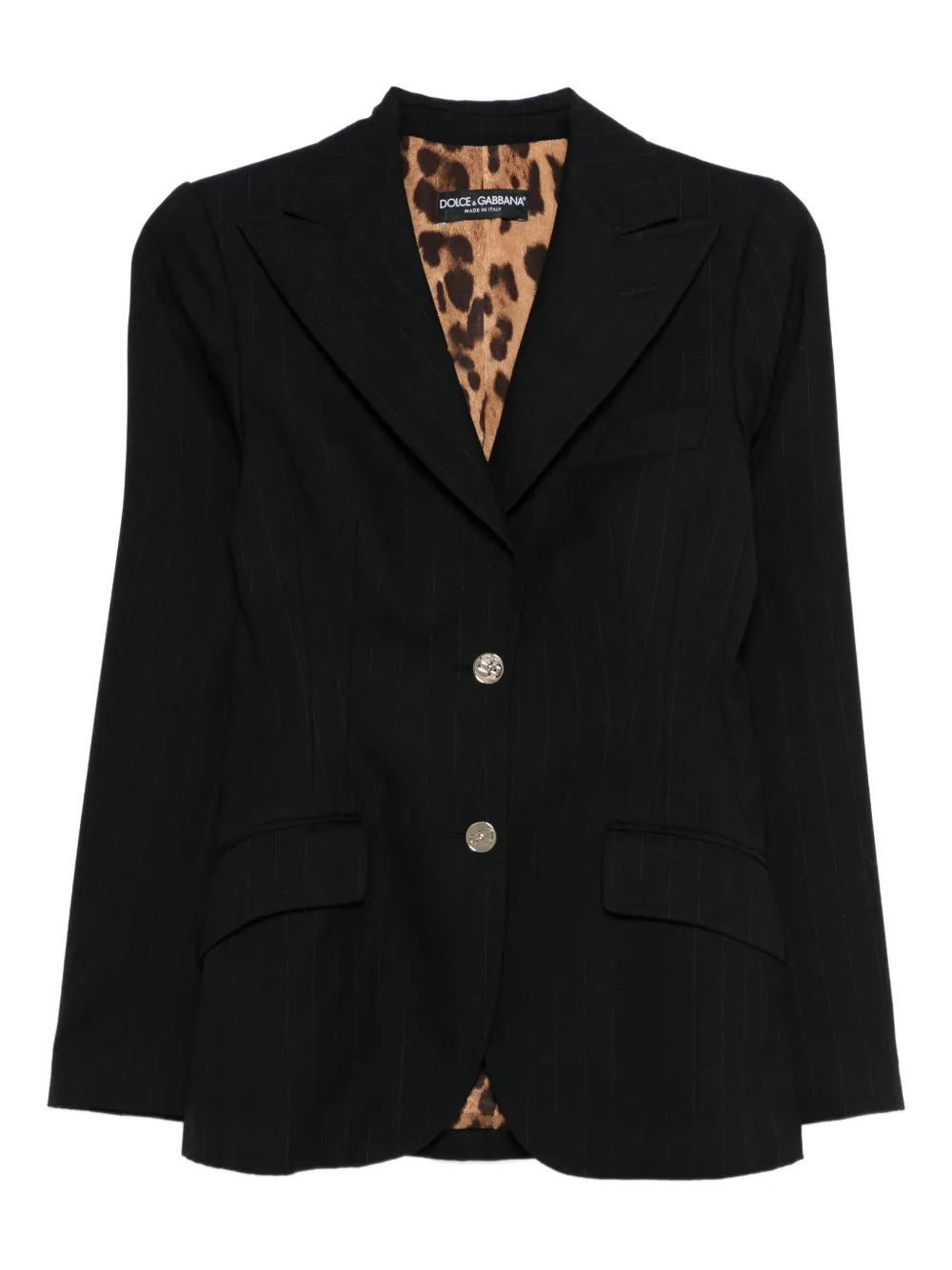 Dolce & Gabbana Pre-Owned 2000s pinstripe blazer - Nero