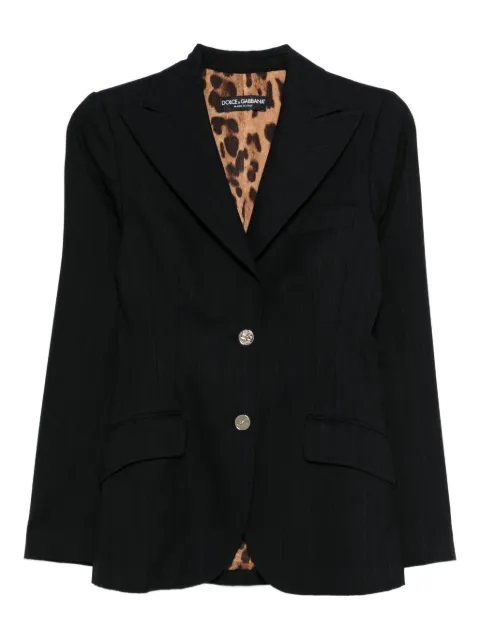 Dolce & Gabbana Pre-Owned بليزر بخطوط رفيعة من الألفينيات