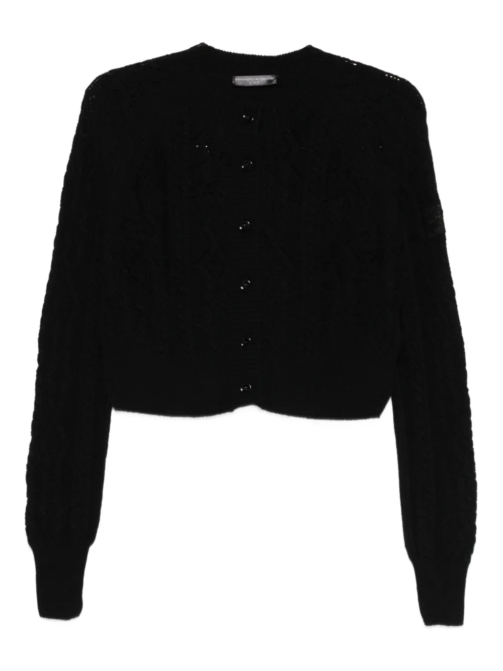 Ermanno Scervino button-fastening cardigan | Black | Image 1