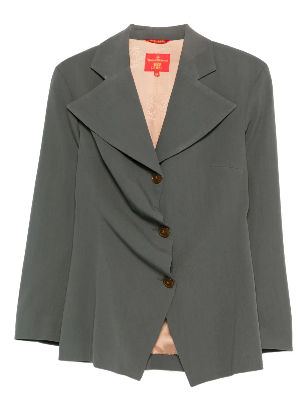 Vivienne Westwood Pre-Owned 1990s button-fastening blazer | Grey | Image 1