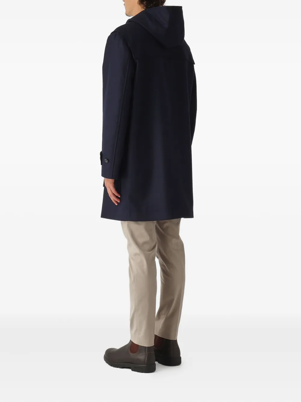 Fay Montgomery Sfoderato In Panno Di Lana E Cashmere. Comfort-fit. Coat In Blue