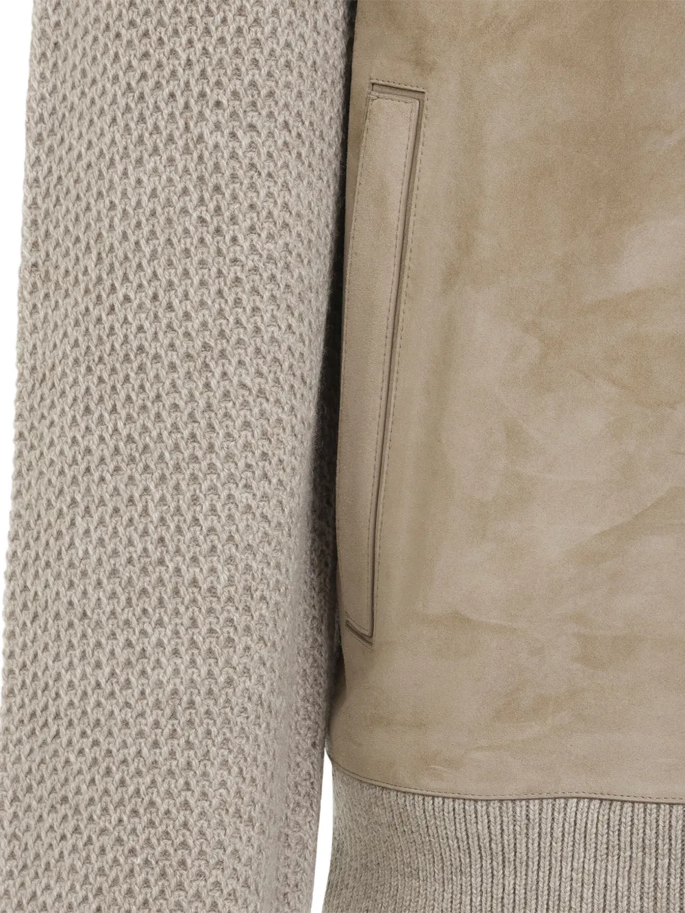 Zegna Vest met vlakken Beige