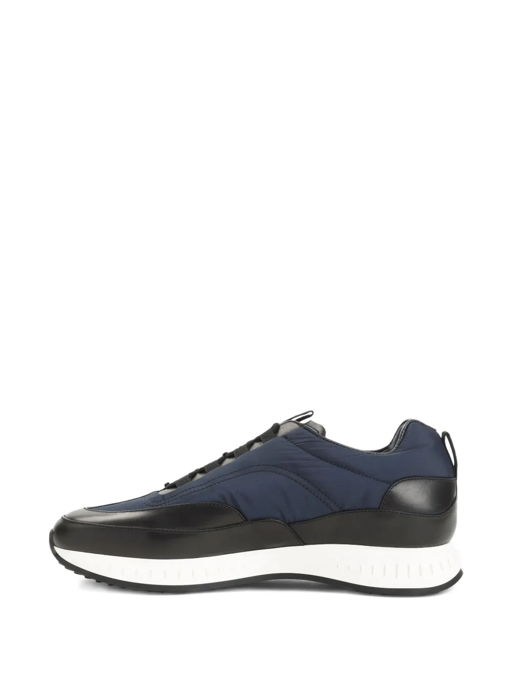 John Lobb Nylon And Leather Low-top Sneakers In Multi