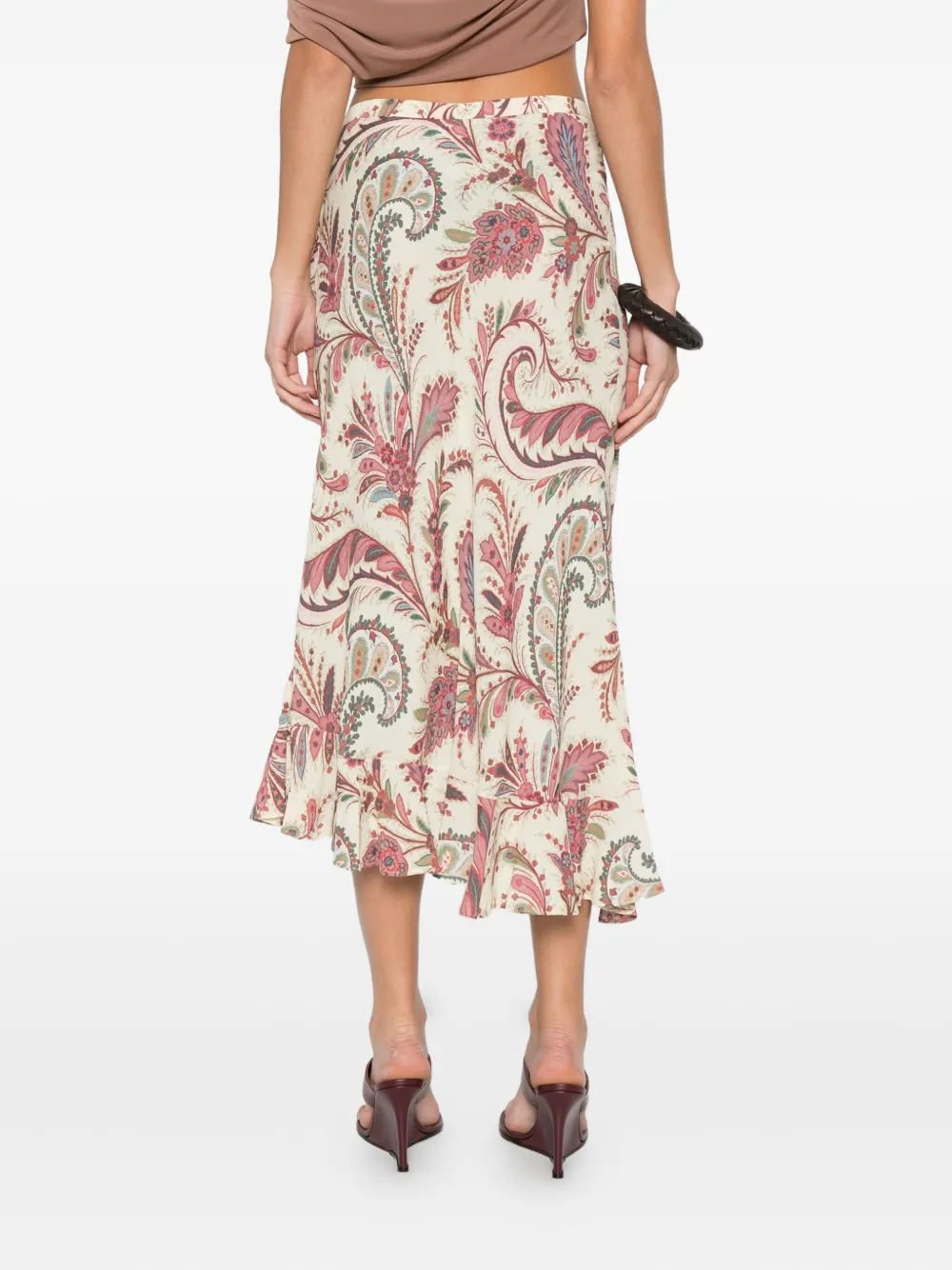 ETRO Asymmetrische rok Beige