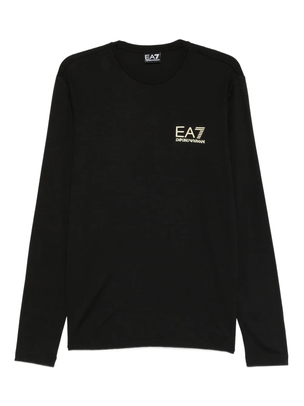 Ea7 Emporio Armani logo detail sweatshirt - Nero