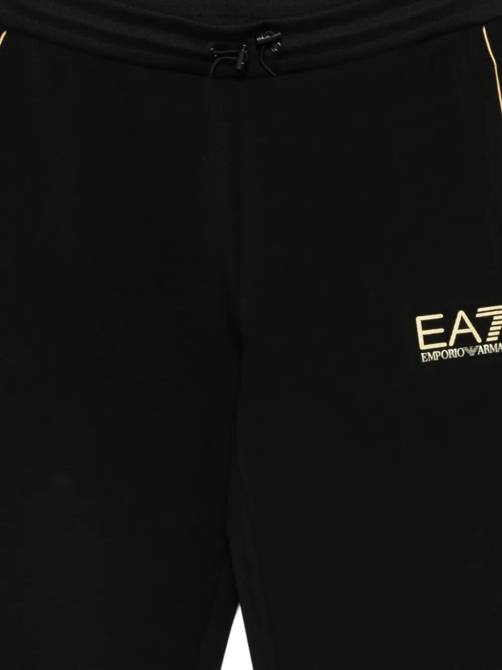 Ea7 Emporio Armani Broek met logo Zwart