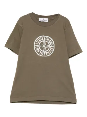 Stone Island Junior カモフラージュ Tシャツ | グリーン | FARFETCH JP