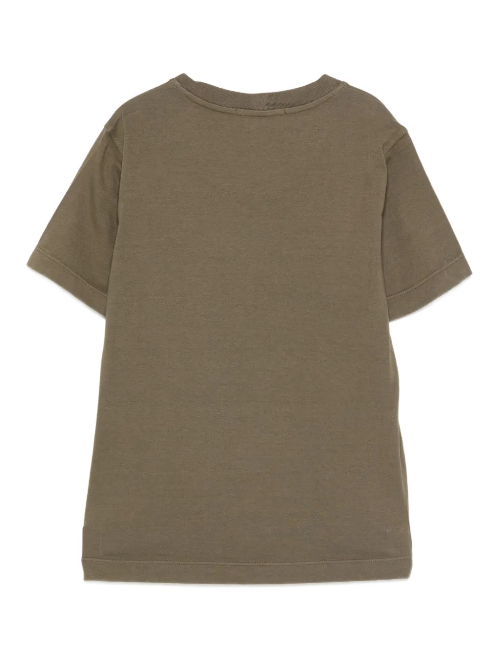 Stone Island Junior T-shirt met geborduurd logo Groen