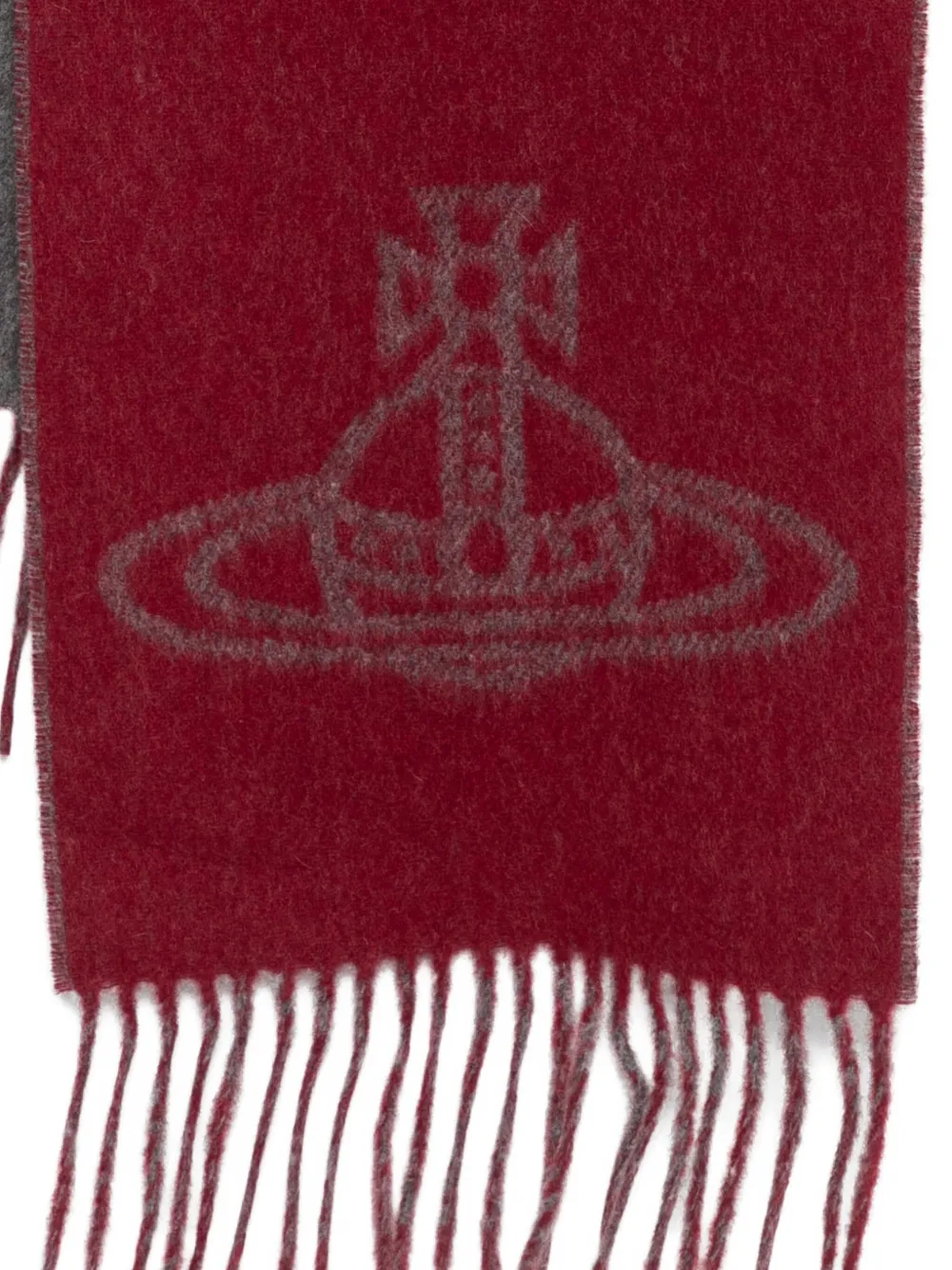 Vivienne Westwood Single Orb Scarf In Red