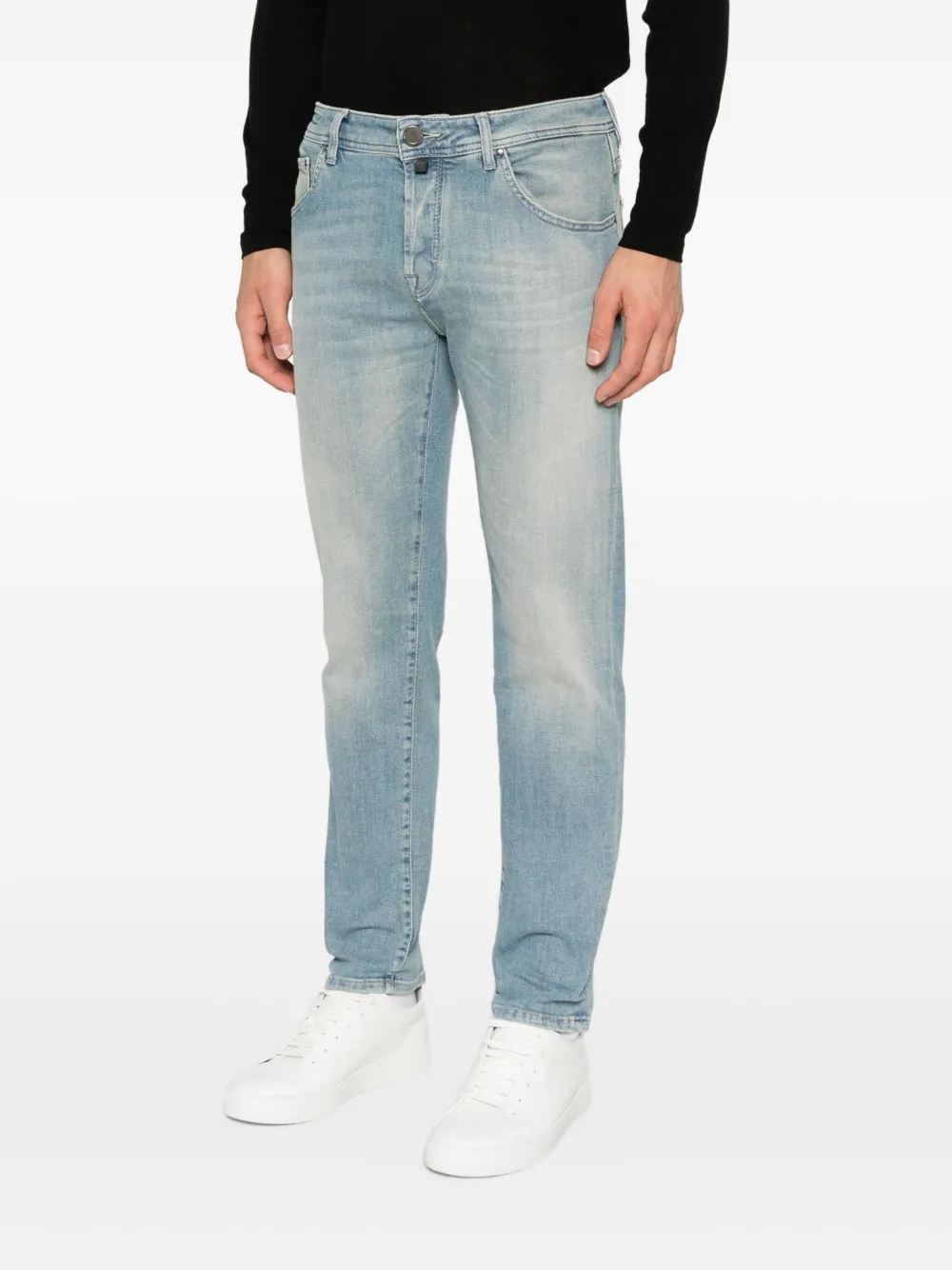 Jacob Cohën Scott jeans met knopen Zwart