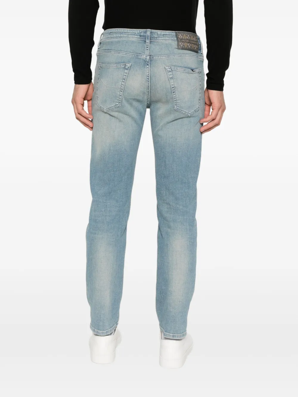 Jacob Cohën Scott jeans met knopen Zwart