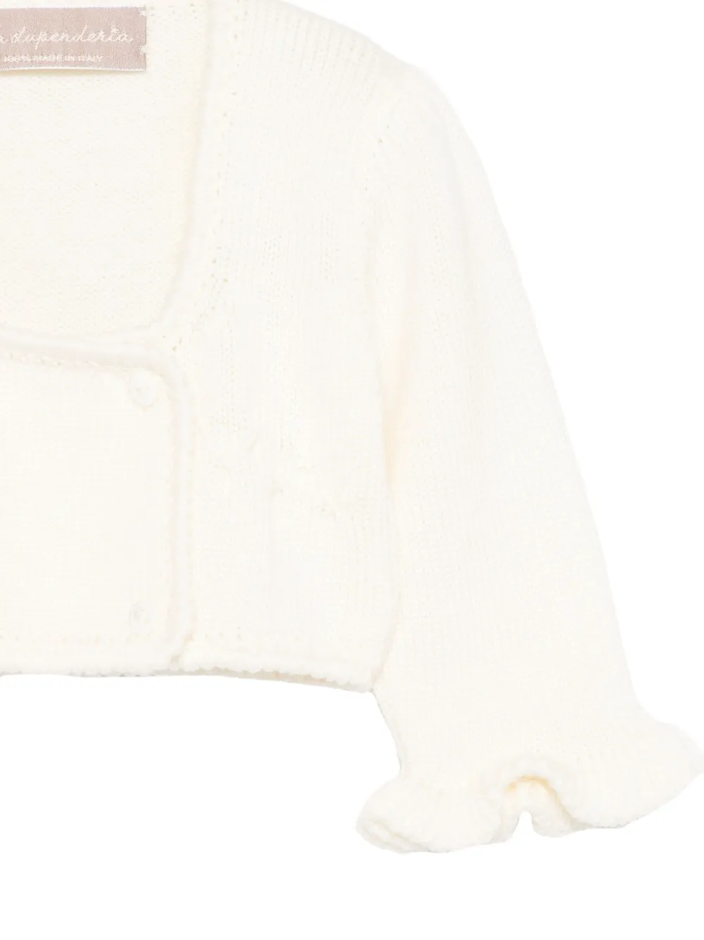 La Stupenderia Vest met ruches Wit