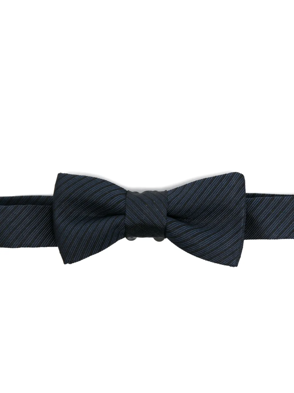 Emporio Armani Kids Gestreepte vlinderstrik - Blauw