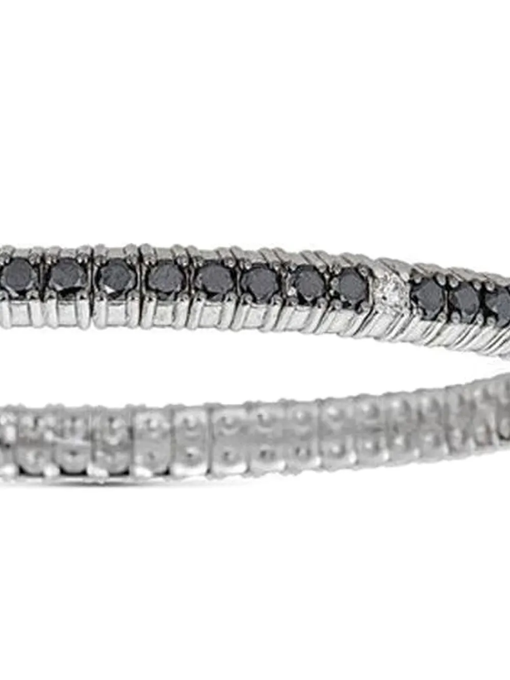 Zydo 18k White Gold Diamond Bracelet In Metallic