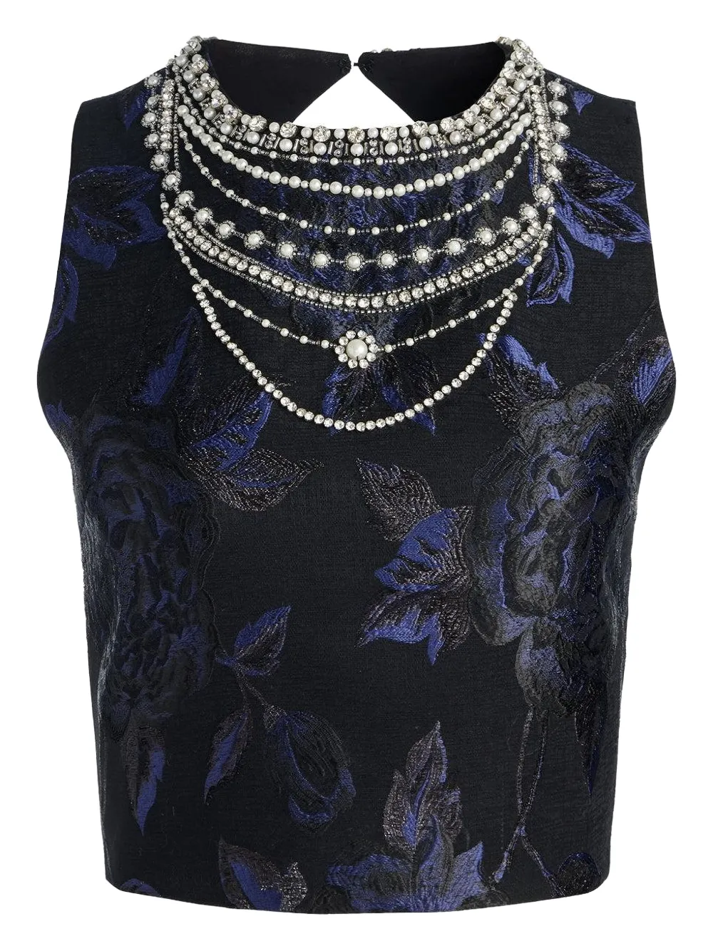 alice + olivia Top Cherra con decorazione - Nero