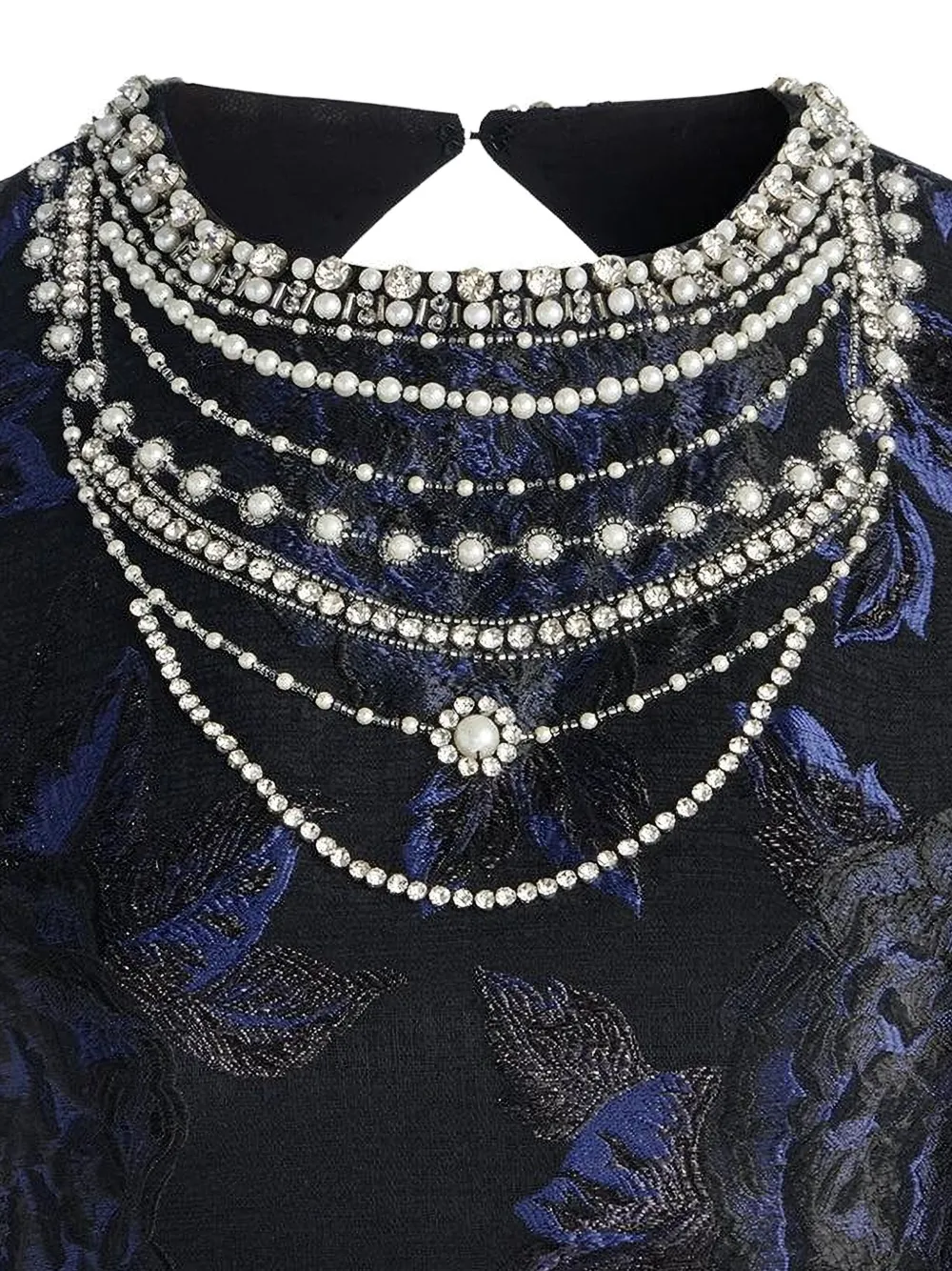 Cherra Pearl-Embellished Top