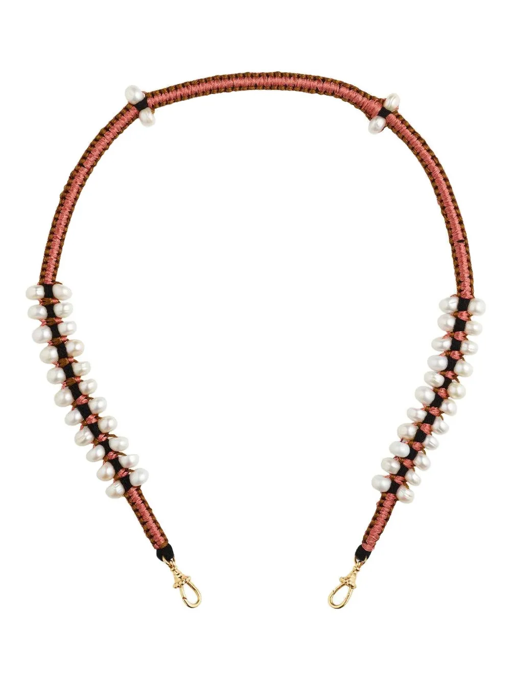 Marie Lichtenberg 14K yellow gold Ica necklace - Rosso