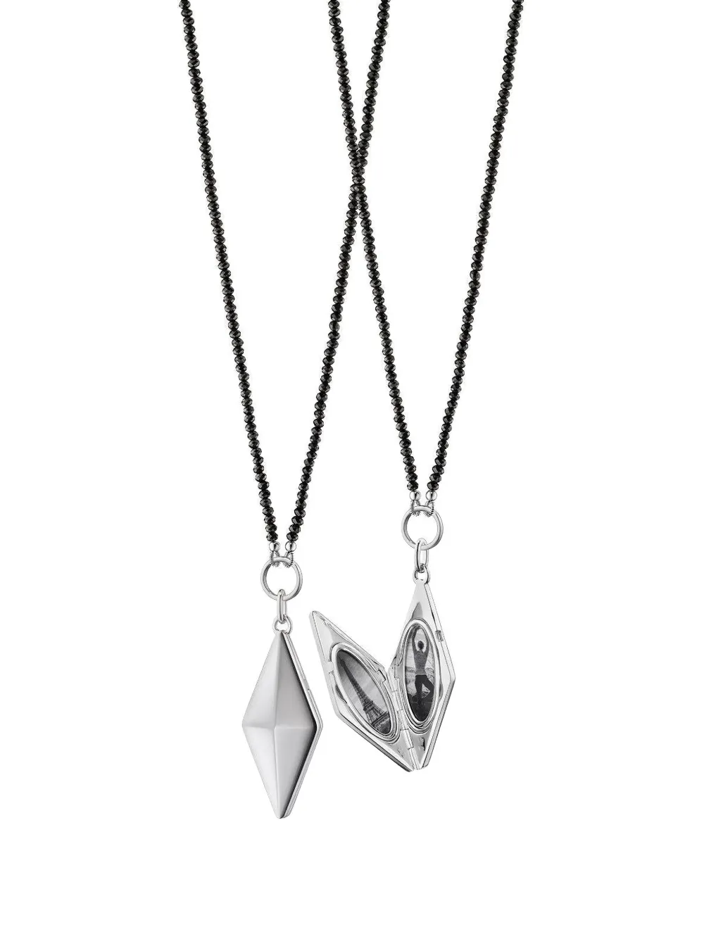 Monica Rich Kosann Statement-pendant Necklace In Silver