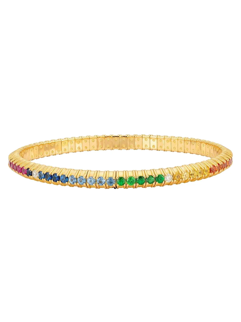 Zydo 18k Yellow Gold Sapphire And Diamond Bracelet In Gold