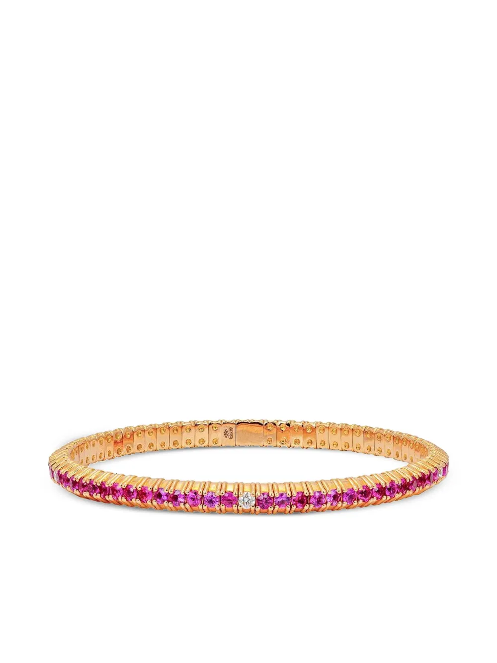 Zydo 18k Rose Gold Diamond And Sapphire Bracelet In Gold