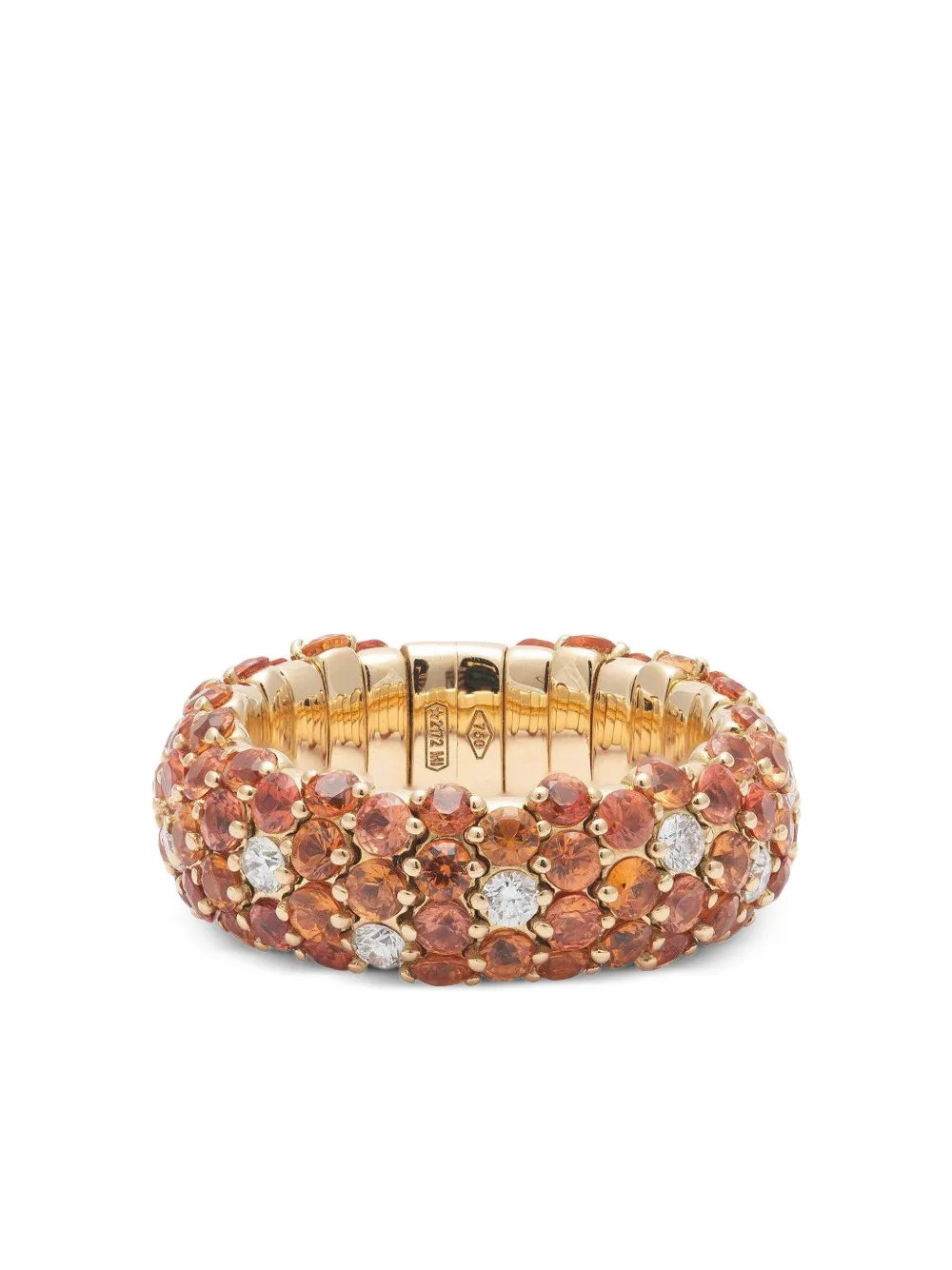 Zydo 18k Yellow Gold Sapphire And Diamond Ring In Gold