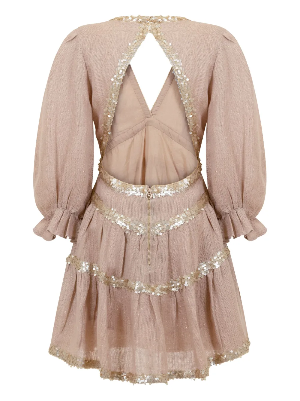 Miriam Open-Back Mini Dress