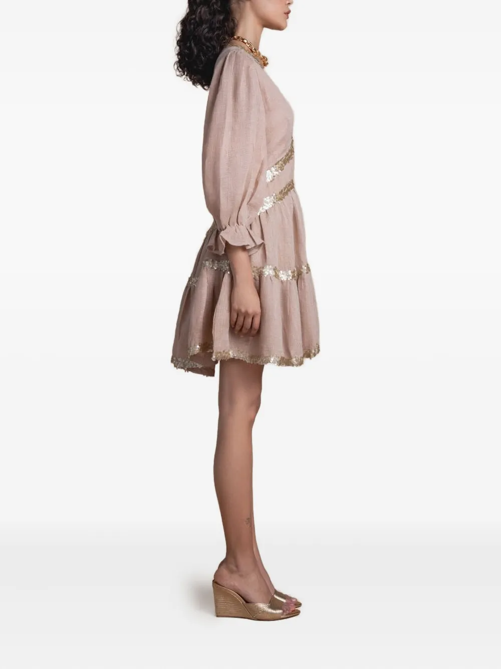 Miriam Open-Back Mini Dress