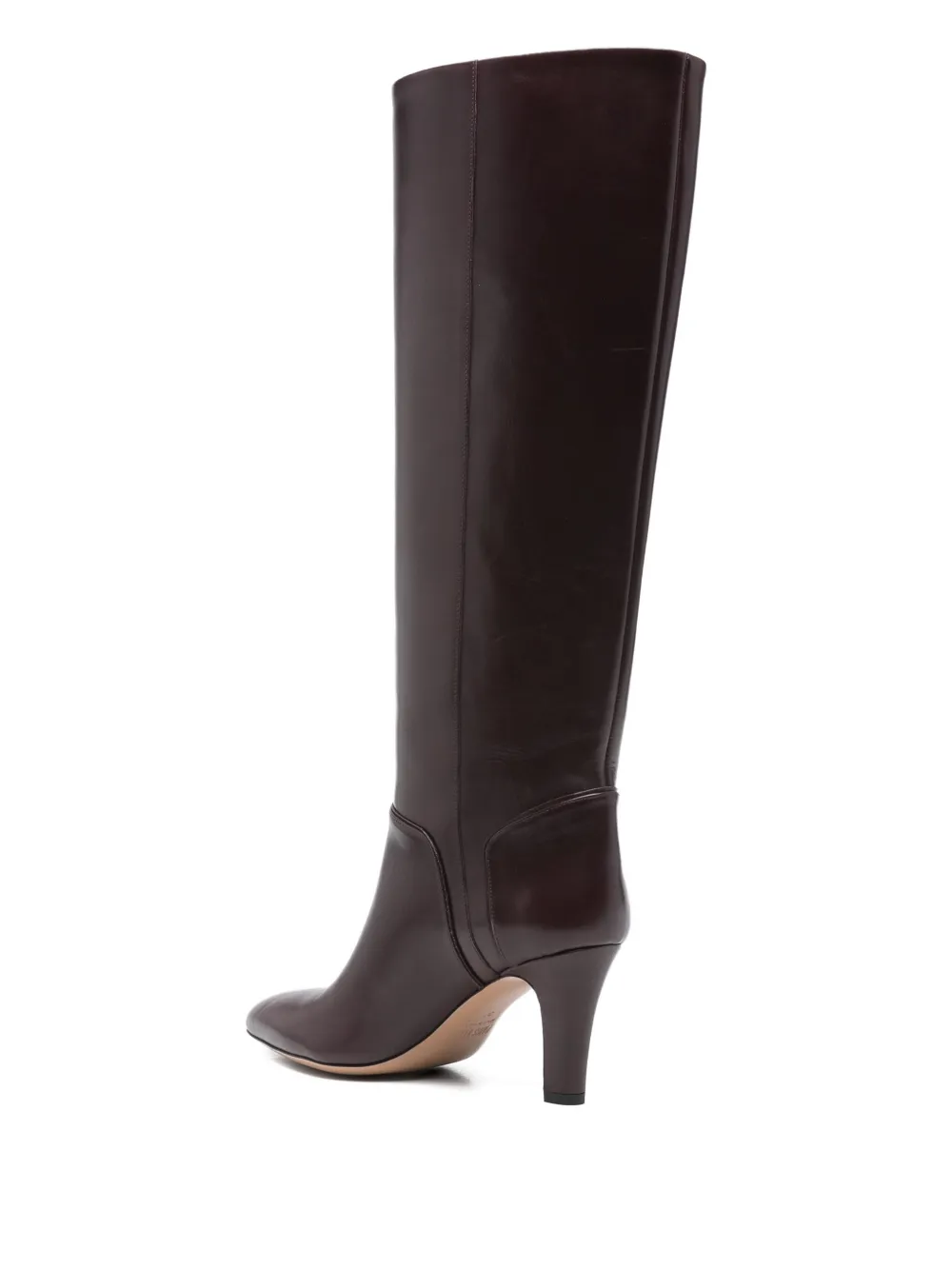 Paris Texas 75mm Elsa Buckle-detail Boots In Burgundy