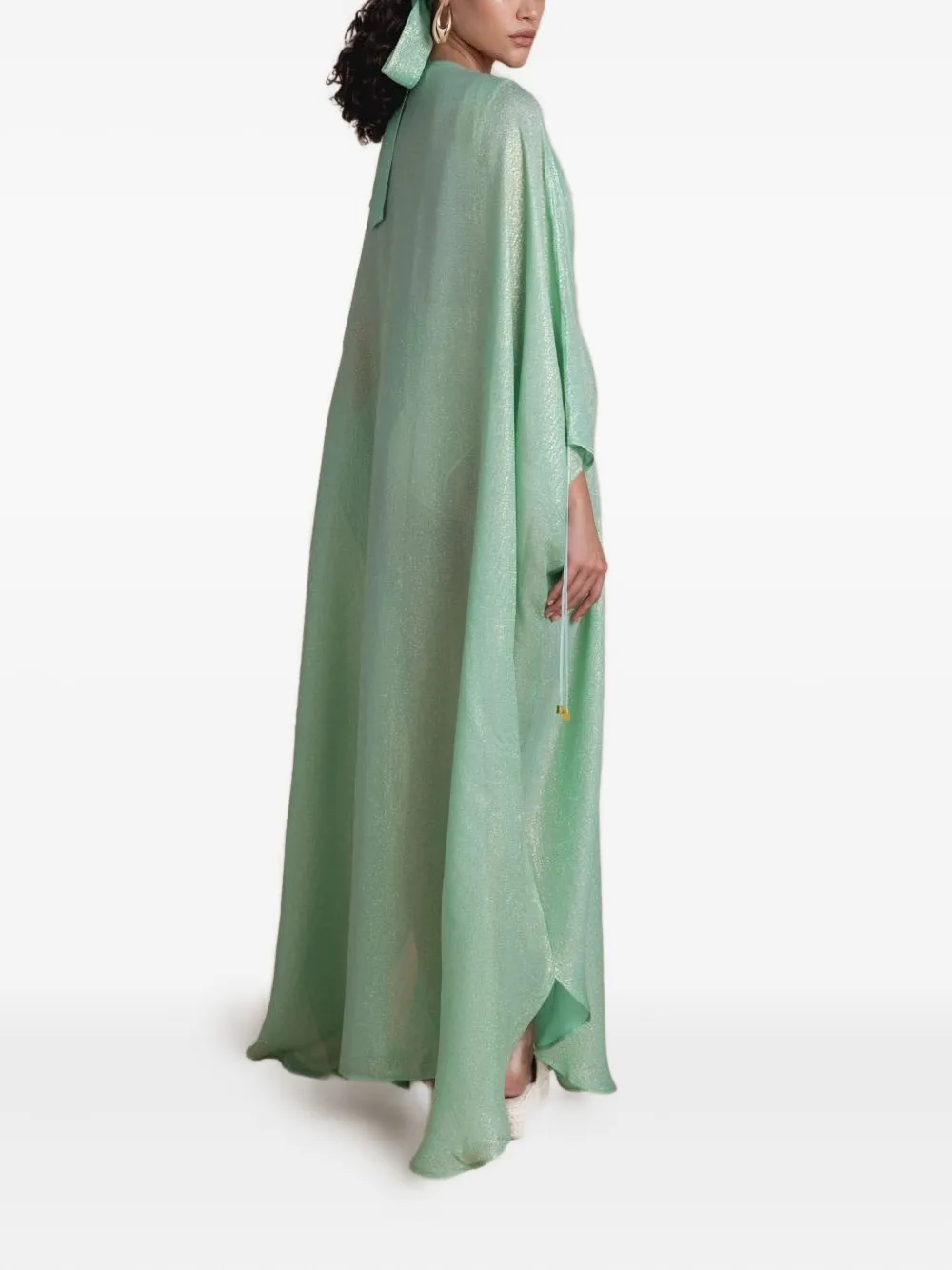 Sana Osmani Rhodes Cut-out Maxi Dress - Green 